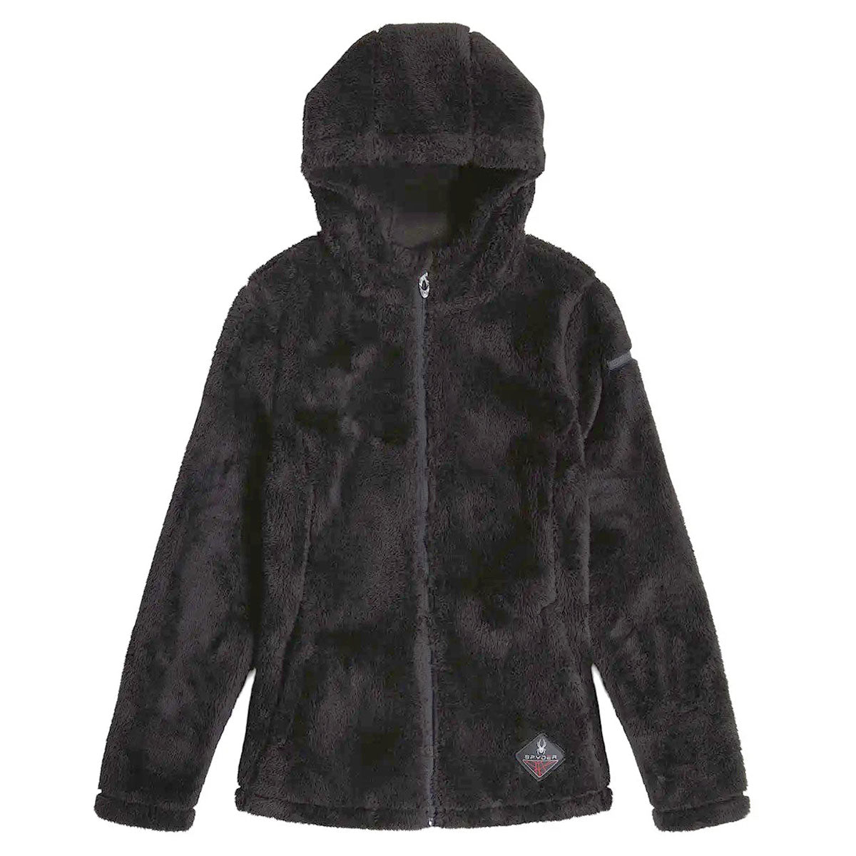 Spyder Women's Nick Shaggy Fleece Full Zip Black Full Zip - Tophatter Daily Deals