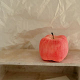 Square Apple Plush Decor - Tophatter Daily Deals