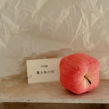 Square Apple Plush Square Decor - Tophatter Daily Deals