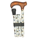 Traveler's Folding Support Cane, Adjustable & Portable and Stable - Tophatter Daily Deals