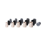 Nev-a-Slip Rubber Replacement Cane Tips – Pair, 5 Sizes, Black or Grey - Tophatter Daily Deals
