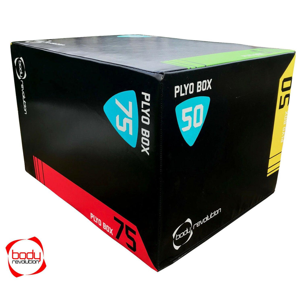Plyo Boxes UK - Soft 3 in 1 Plyometric Squat Jump Box 50x60x75cm Exercise & Fitness - Tophatter Daily Deals