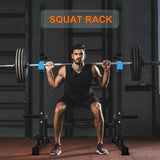 Weight Training Squat Rack - Multi-Function Height Bench Press Dip Stand Home Gym Weight Lifting Exercise & Fitness - Tophatter Daily Deals