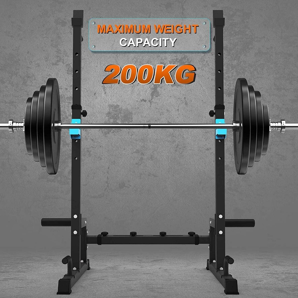 Weight Training Squat Rack - Multi-Function Height Bench Press Dip Stand Home Gym Weight Lifting Exercise & Fitness - Tophatter Daily Deals