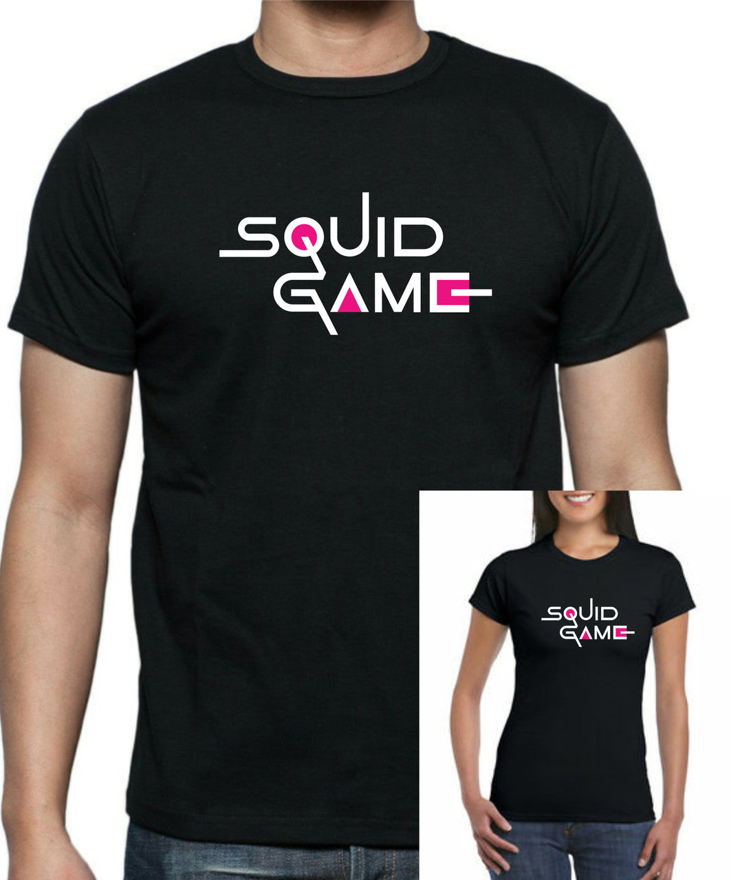 Squid Game - English Logo T-Shirt - Tophatter Daily Deals
