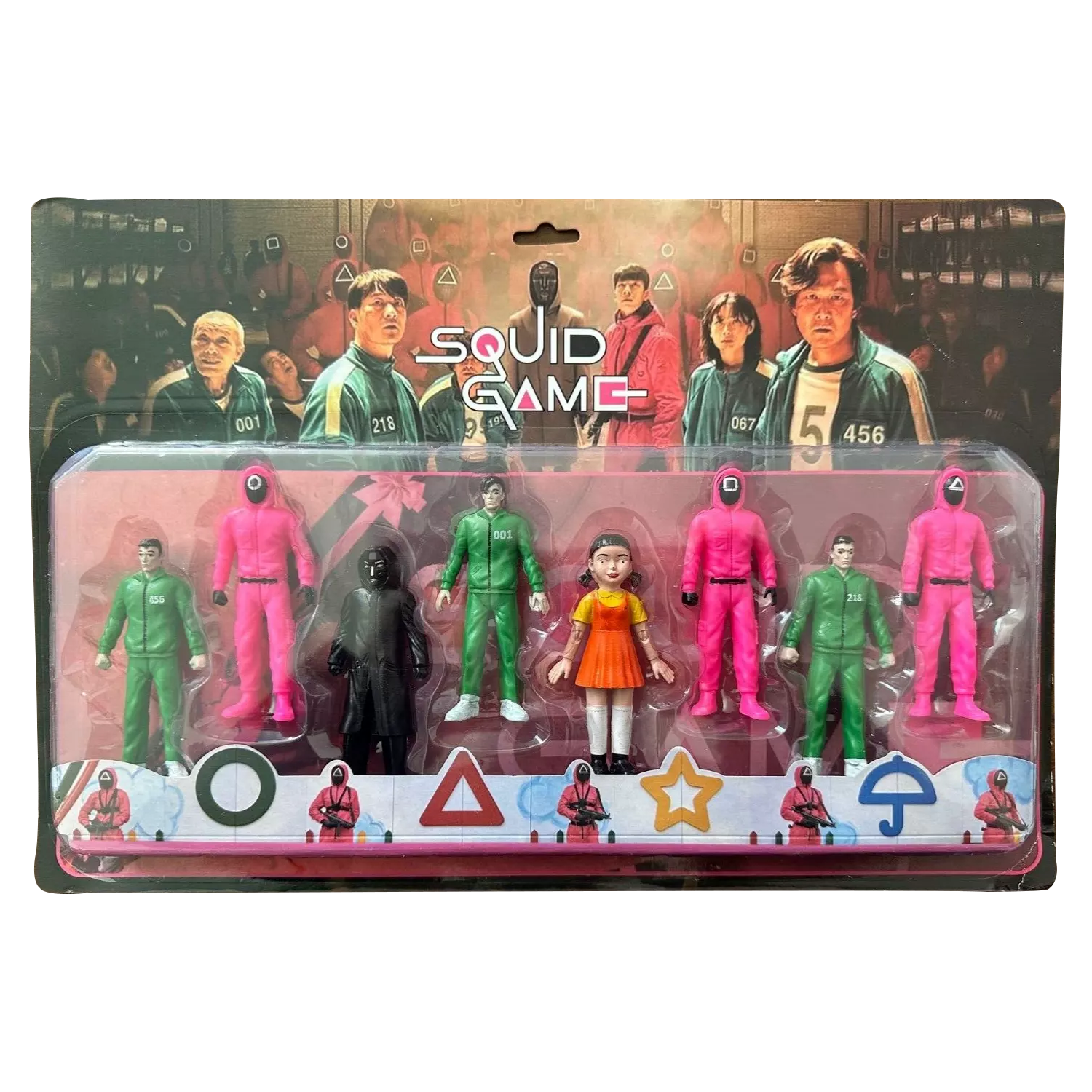 Squid Game Doll – 6 Characters SQUID GAME ACTION Figures Toys Set | Official Toy Perfect for Fans Sports Toys - Tophatter Daily Deals
