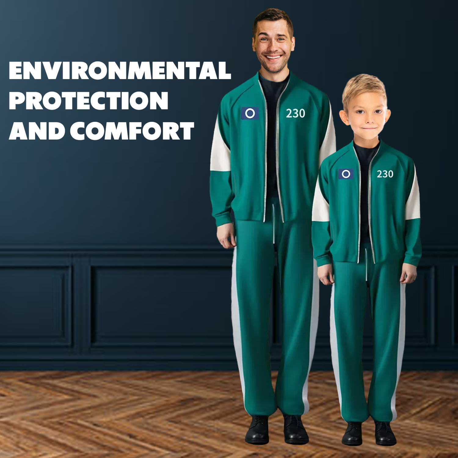 Squid Game Tracksuit – Green Player Uniform Costume for Cosplay, Halloween & Parties Squid Game Tracksuit - Tophatter Daily Deals