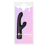 Squirting Vibrator Black Silicone 7 Function Ribbed Clitoral Stimulator > Vibrators > Ladies > Rabbit Multi - Tophatter Daily Deals
