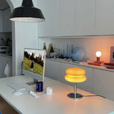 Stacked Pancakes Glass Table Lamp Lighting - Tophatter Daily Deals