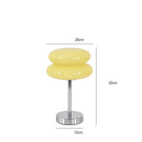 Stacked Pancakes Glass Table Lamp Lighting - Tophatter Daily Deals