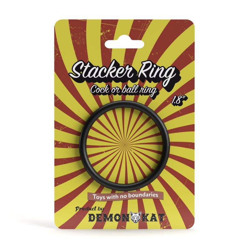 Stacker Ring 1.8 Inch 45mm Silver > Cock Ring > Single - Tophatter Daily Deals