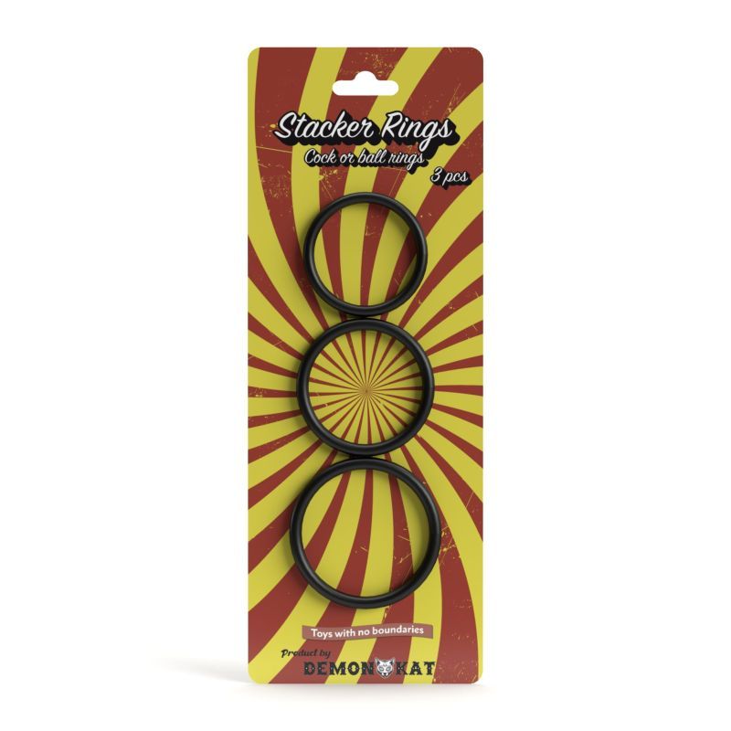 Stacker Rings 3 Piece Set in Gold Size 7 > Cock Ring > Sets - Tophatter Daily Deals