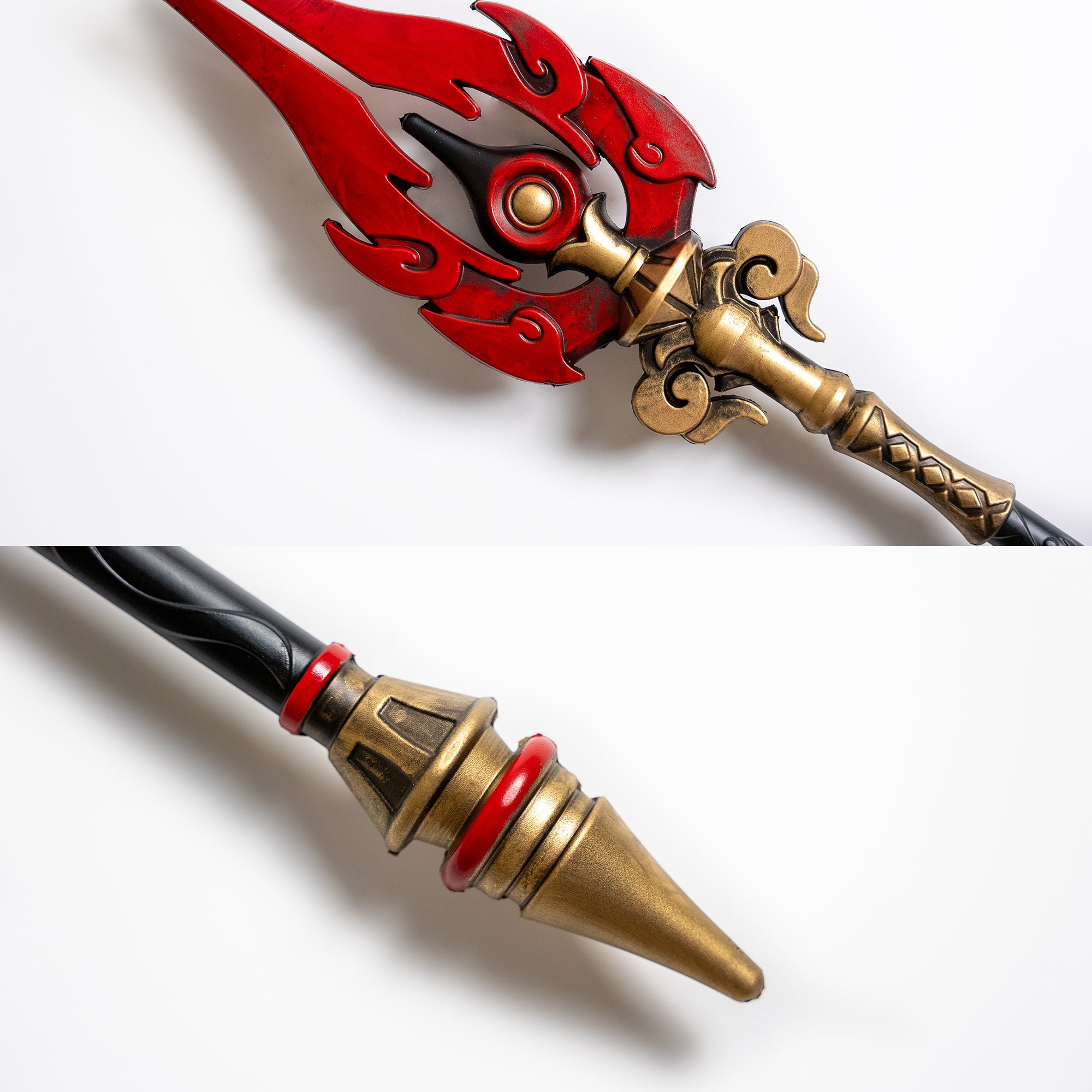 Staff of Homa Polearm (High Density Foam) Video Game Sword - Tophatter Daily Deals