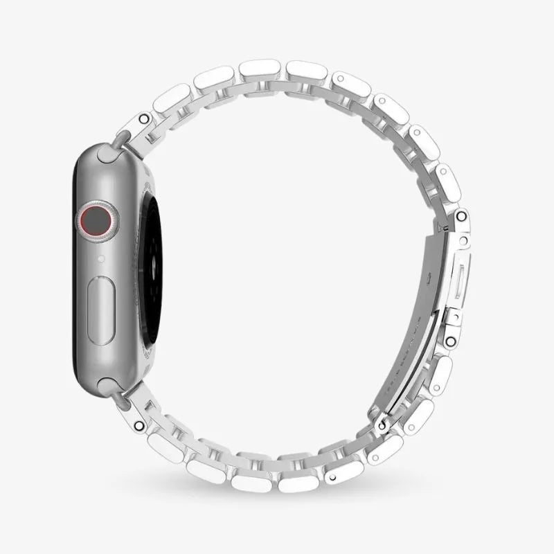 Stainless Steel Watch Band With Protective Case Secure Fit - Tophatter Daily Deals