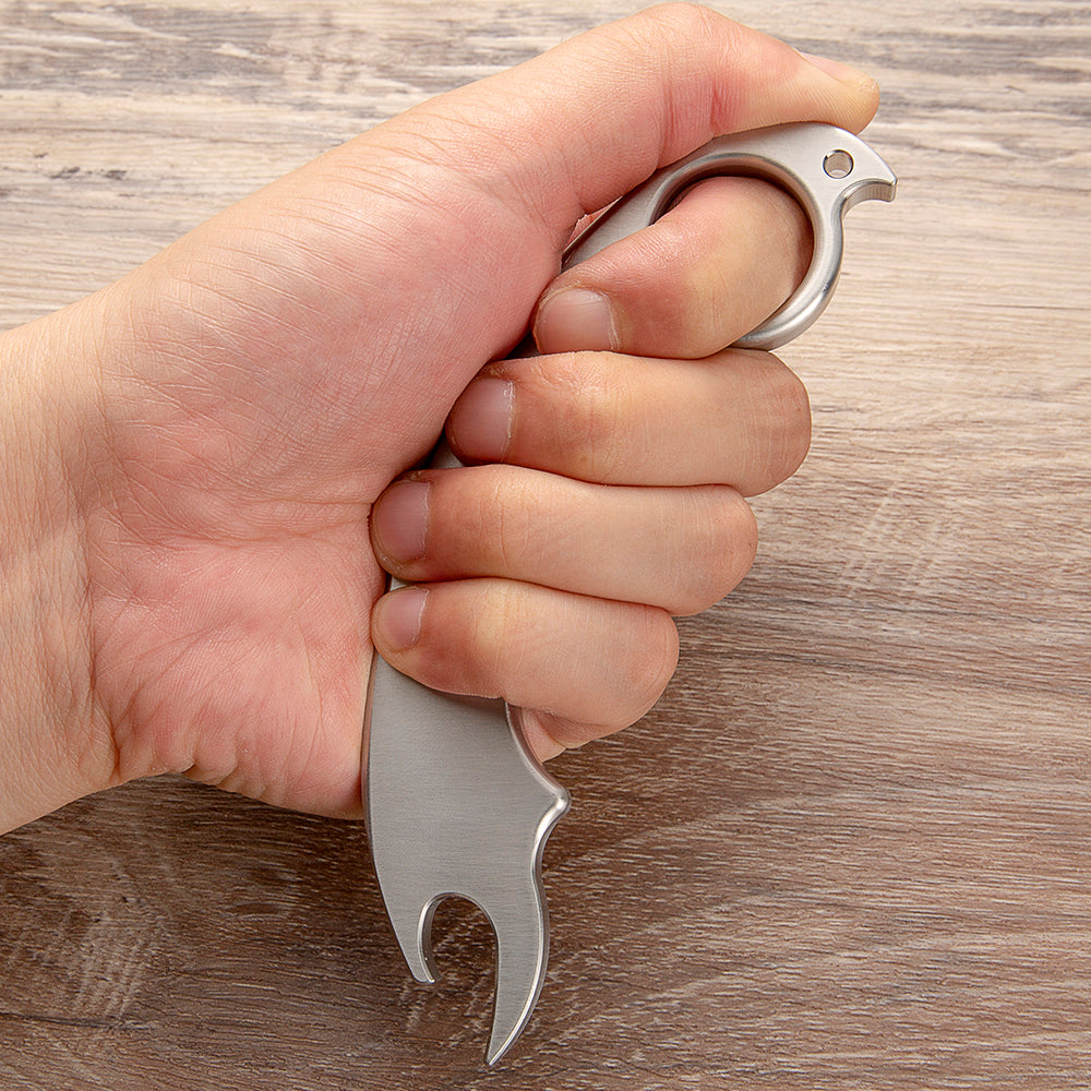 Stainless Steel Everyday Carry Pocket Tool Self Defense Kubotan - Tophatter Daily Deals