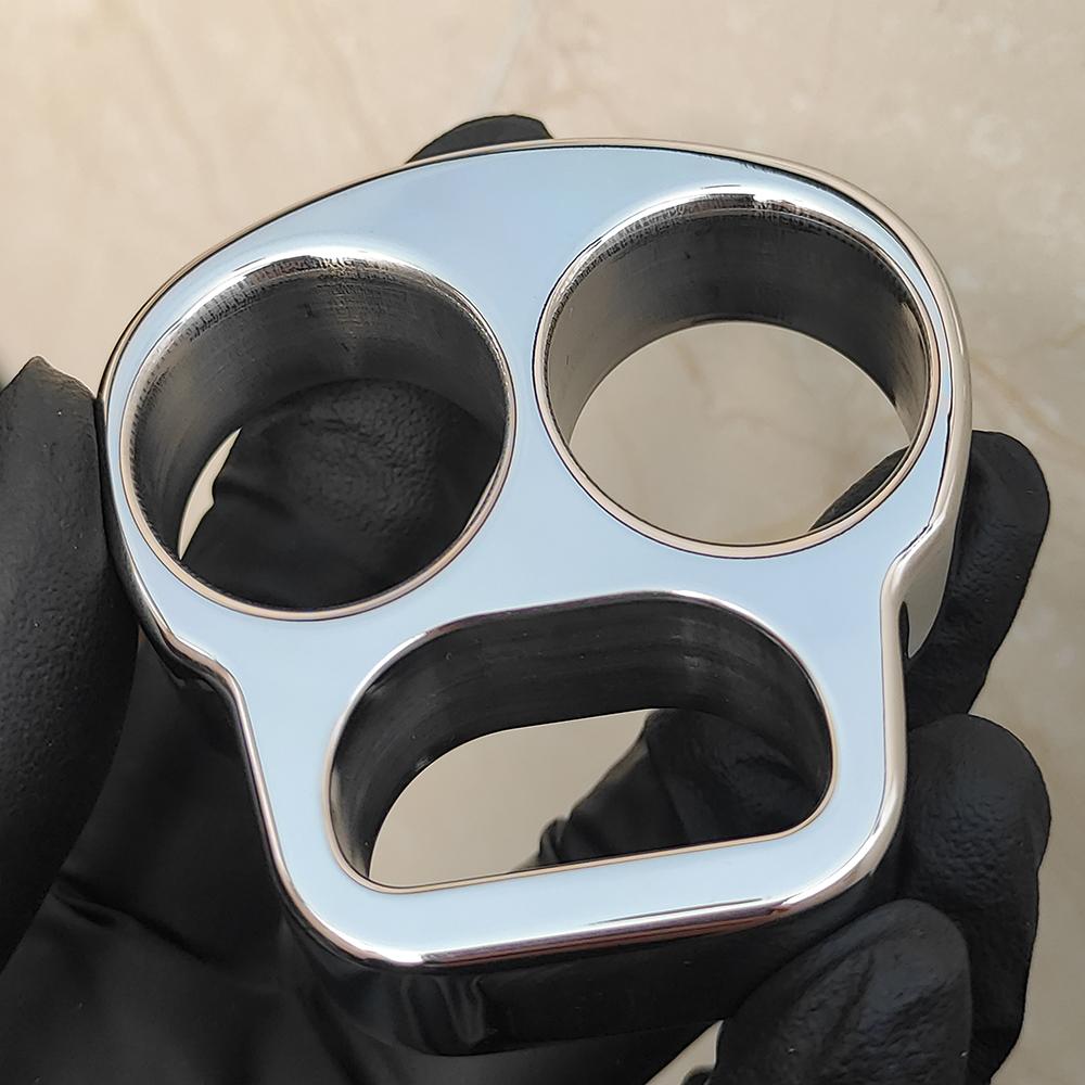 Stainless Steel Skull Brass Knuckles Bottle Opener Brass Knuckles - Tophatter Daily Deals