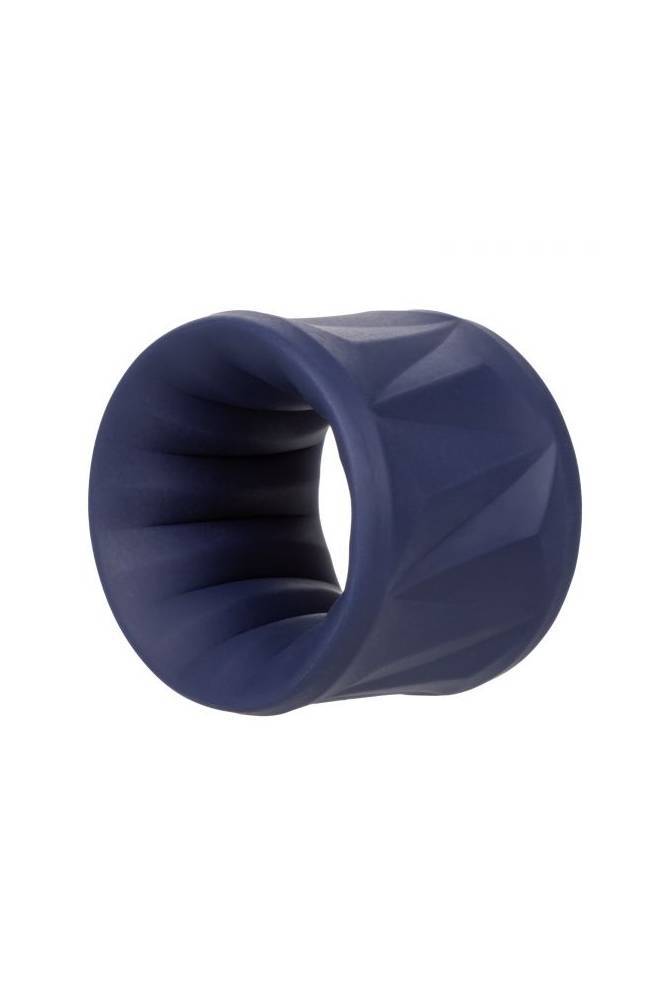 Cal Exotics - Viceroy - Reverse Stamina Cock Ring - Blue Sex Toy - Tophatter Daily Deals