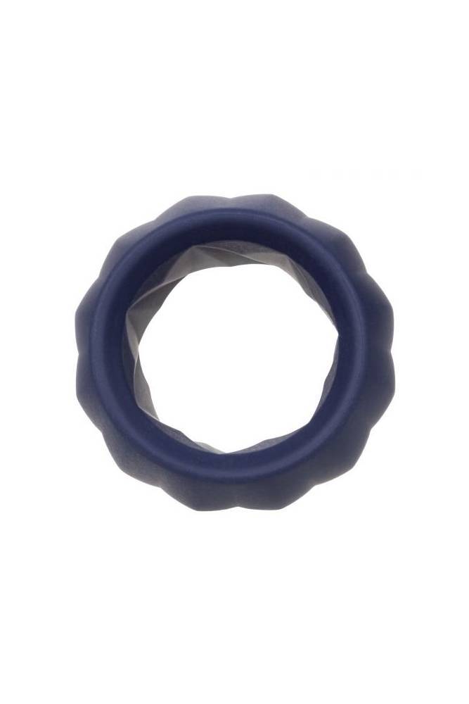 Cal Exotics - Viceroy - Reverse Stamina Cock Ring - Blue Sex Toy - Tophatter Daily Deals