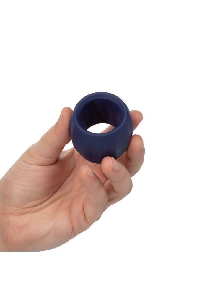 Cal Exotics - Viceroy - Reverse Stamina Cock Ring - Blue Sex Toy - Tophatter Daily Deals
