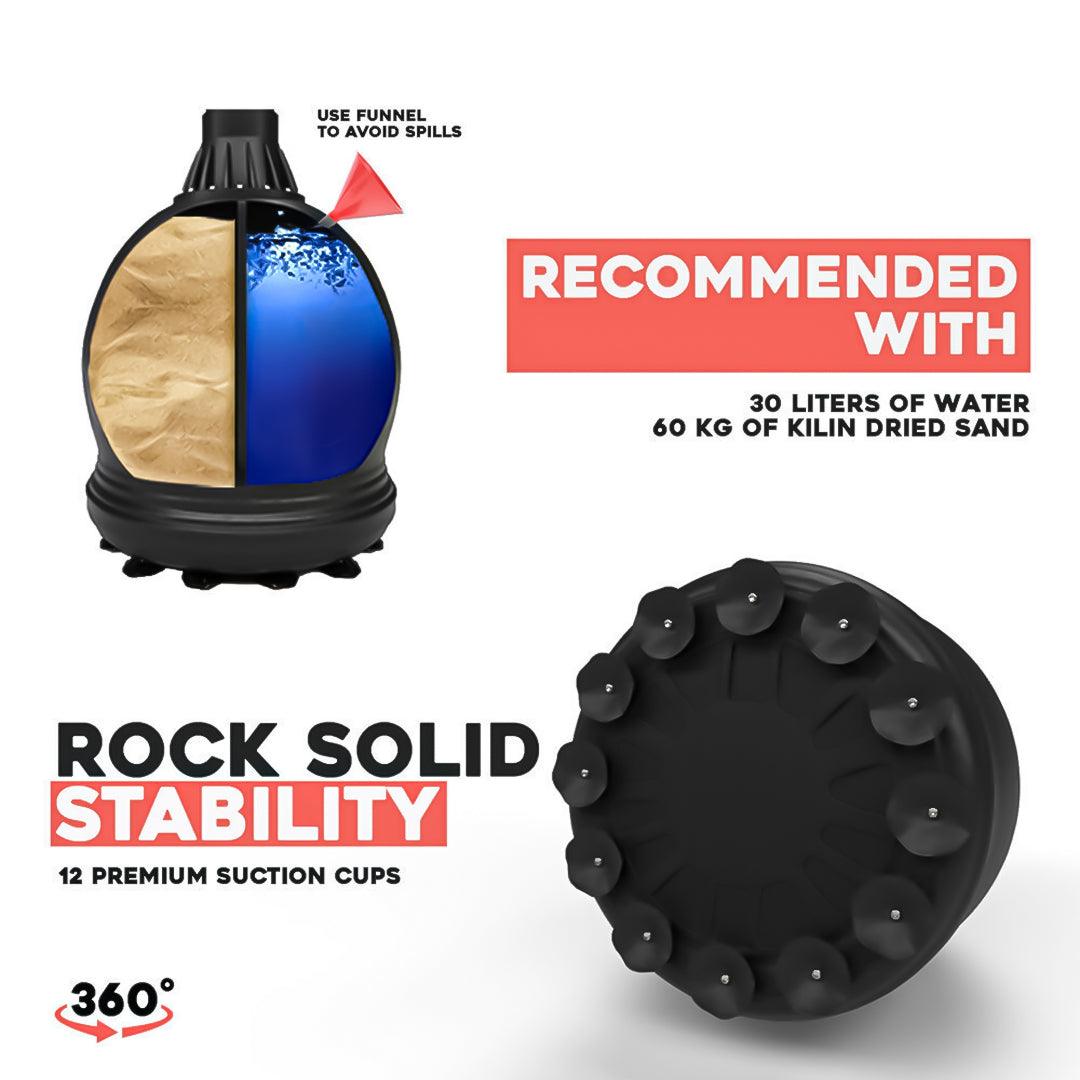 Free Standing Kickboxing Bags - 5.5ft Gallant Adult Free Standing Boxing Punch Bag Stand Heavy Duty Punching MMA Exercise & Fitness - Tophatter Daily Deals