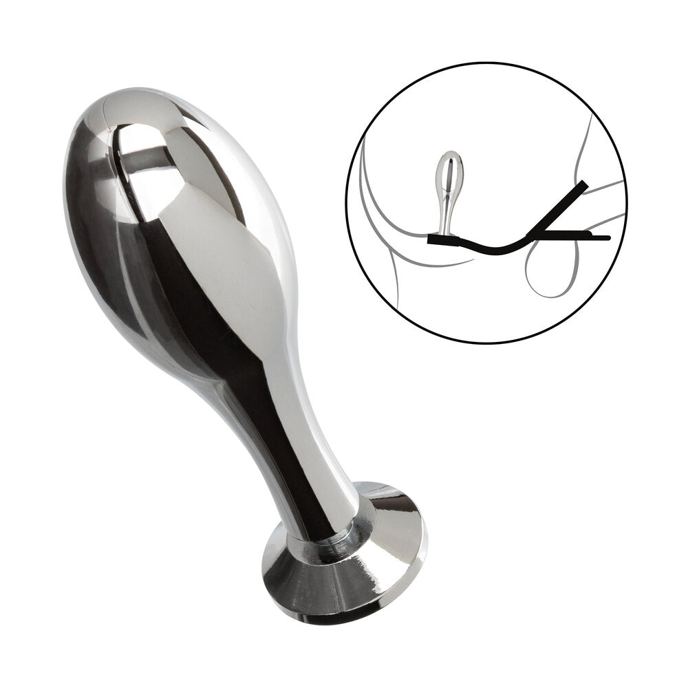 Star Fucker Teardrop Plug And Cockring – Silicone And Metal Dual Enhancer Plug And Cockring > Anal Range > Prostate Plugs - Tophatter Daily Deals