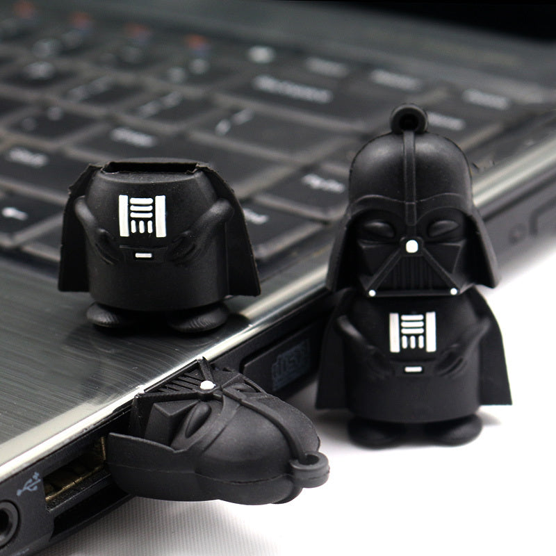 Star Wars Cartoon Darth Vader USB Flash Drive 2.0 Rubber Memory Stick 16gb USB Flash Drive - Tophatter Daily Deals