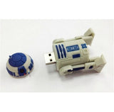 Star Wars Cartoon R2D2 USB Flash Drive 2.0 Rubber Memory Stick 16gb USB Flash Drive - Tophatter Daily Deals
