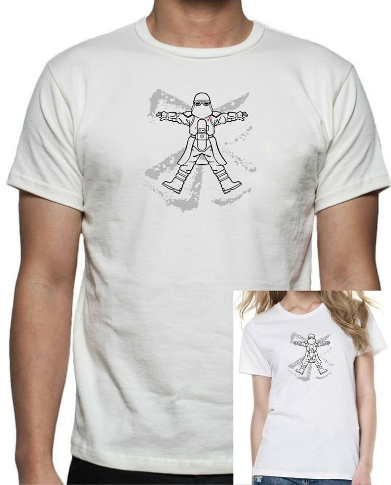 Star Wars - Stormtrooper Snow Angel T-Shirt - Tophatter Daily Deals