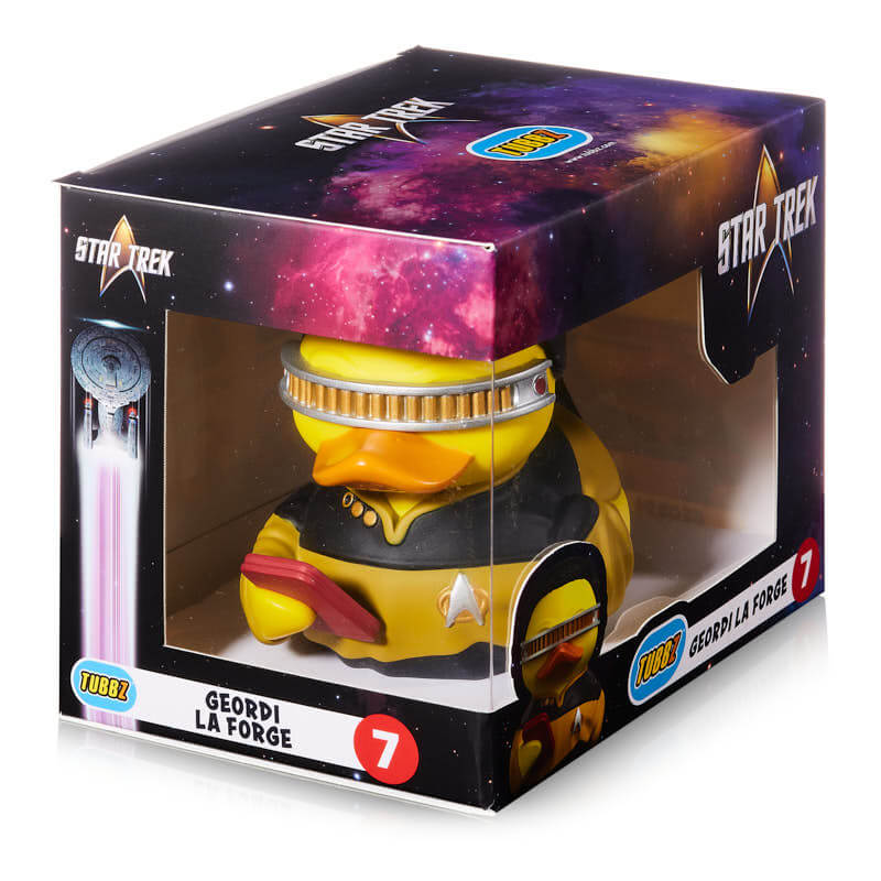 Star Trek: Geordi La Forge TUBBZ (Boxed Edition) TUBBZ Collectible Duck - Tophatter Daily Deals