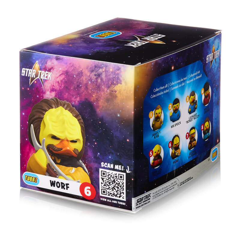 Star Trek - Worf TUBBZ (Boxed Edition) TUBBZ Collectible Duck - Tophatter Daily Deals