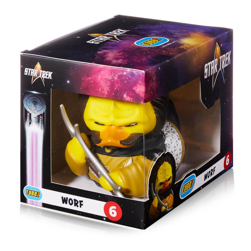 Star Trek - Worf TUBBZ (Boxed Edition) TUBBZ Collectible Duck - Tophatter Daily Deals