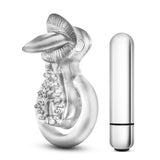 Stay Hard 10 Function Vibrating Tongue Ring Clear 2.5 Inch > Cock Ring > Sling - Tophatter Daily Deals