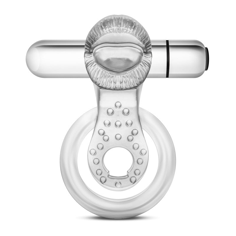 Stay Hard 10 Function Vibrating Tongue Ring Clear 2.5 Inch > Cock Ring > Sling - Tophatter Daily Deals