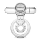 Stay Hard 10 Function Vibrating Tongue Ring Clear 2.5 Inch > Cock Ring > Sling - Tophatter Daily Deals