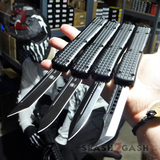 Stealth OTF Knife Black D2 Automatic Switchblade CNC - Asst. Blades Knife-OTF - Tophatter Daily Deals