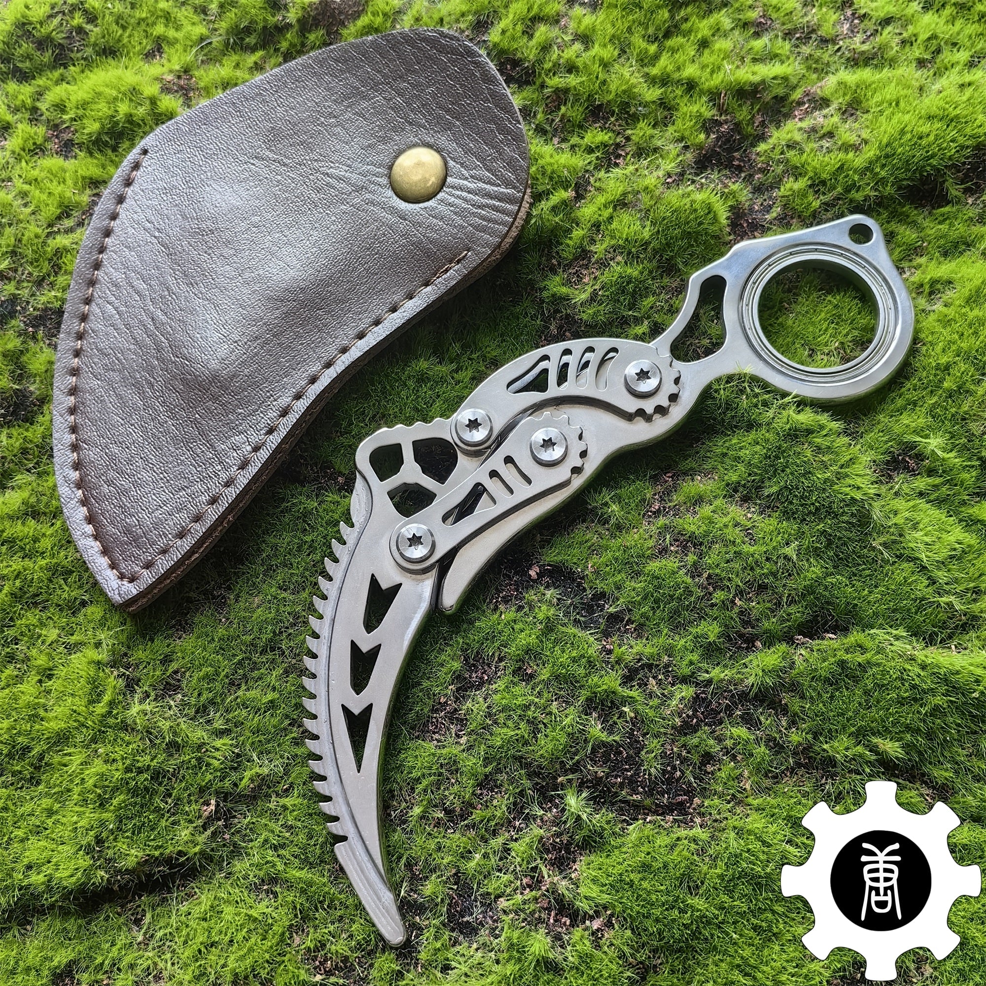 High-End Steel Karambit Knife Blunt Blade Karambit Trainer Karambit Only - Tophatter Daily Deals