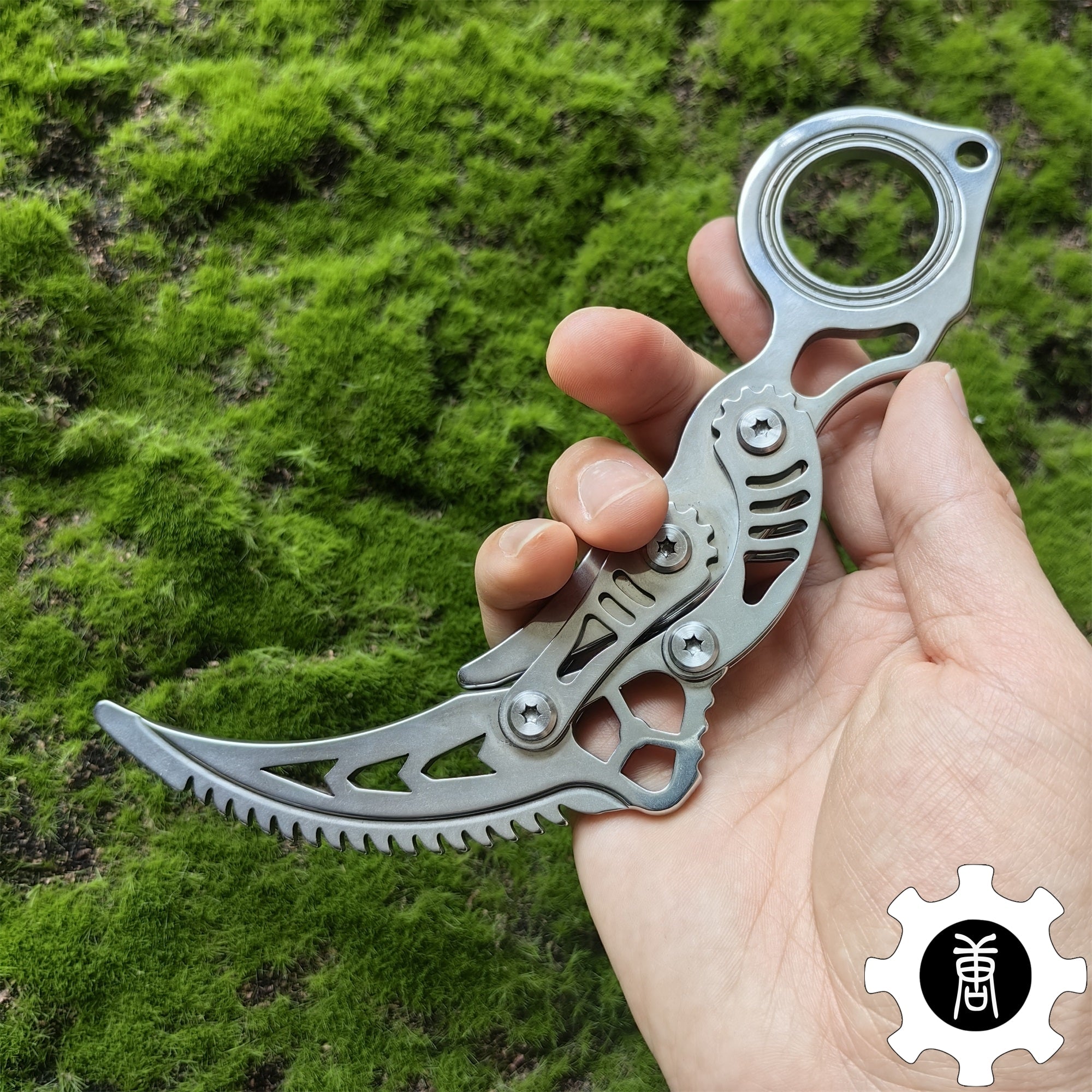 High-End Steel Karambit Knife Blunt Blade Karambit Trainer - Tophatter Daily Deals