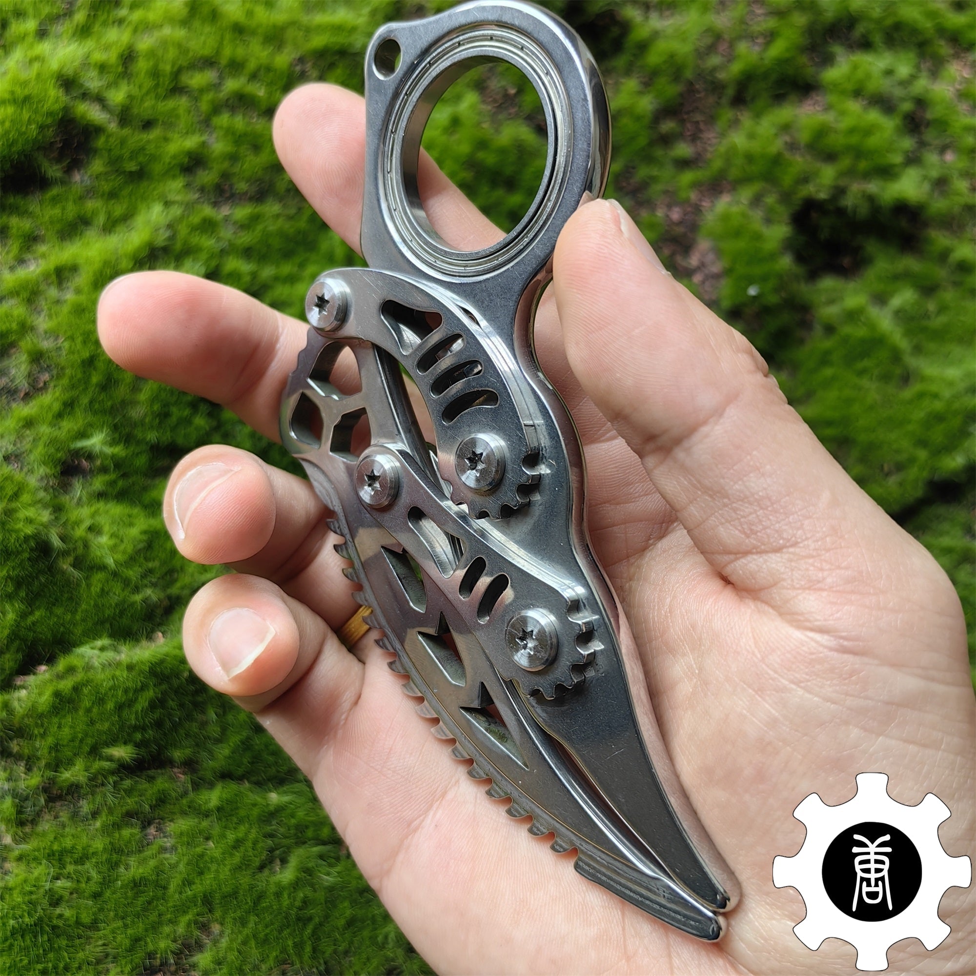 High-End Steel Karambit Knife Blunt Blade Karambit Trainer - Tophatter Daily Deals