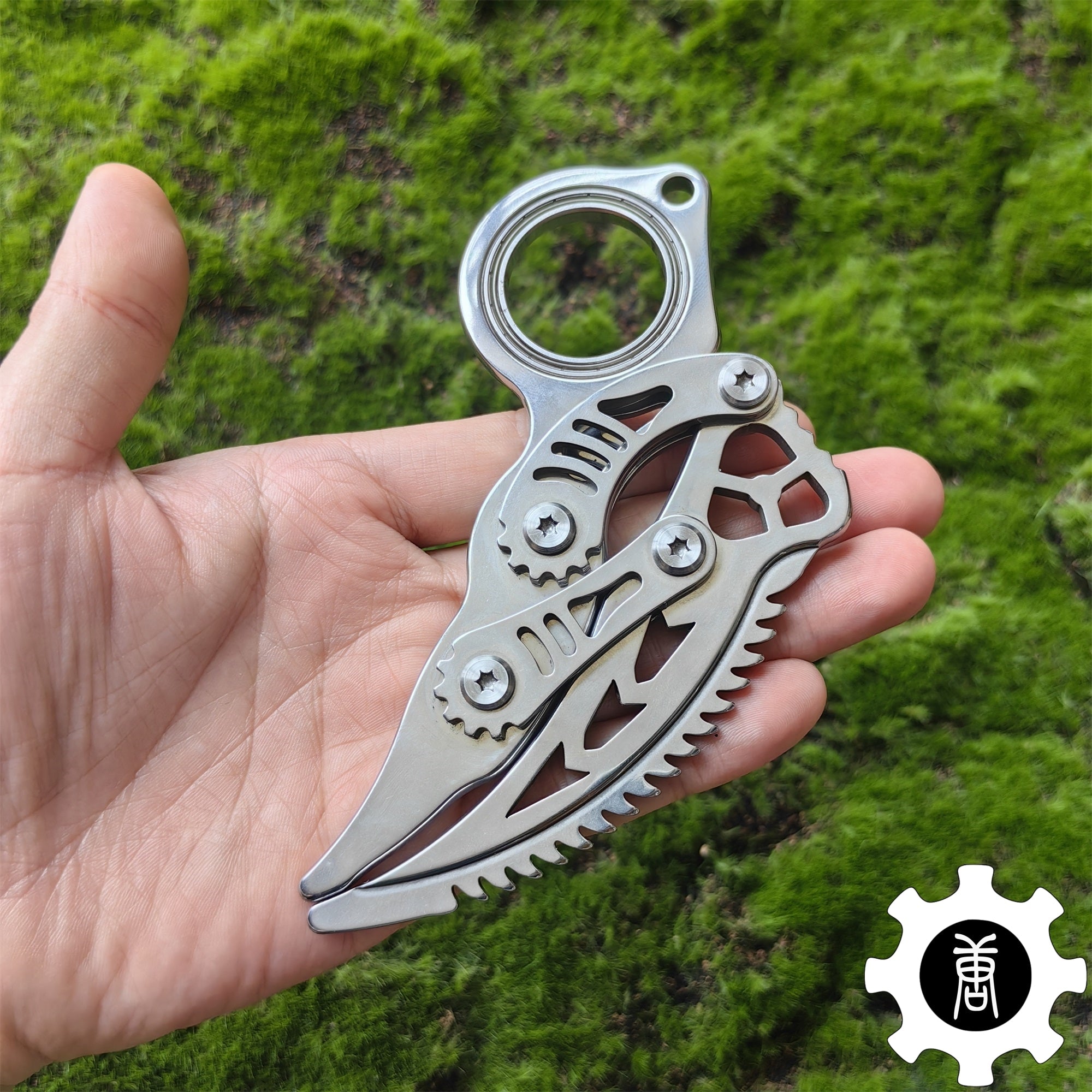 High-End Steel Karambit Knife Blunt Blade Karambit Trainer - Tophatter Daily Deals