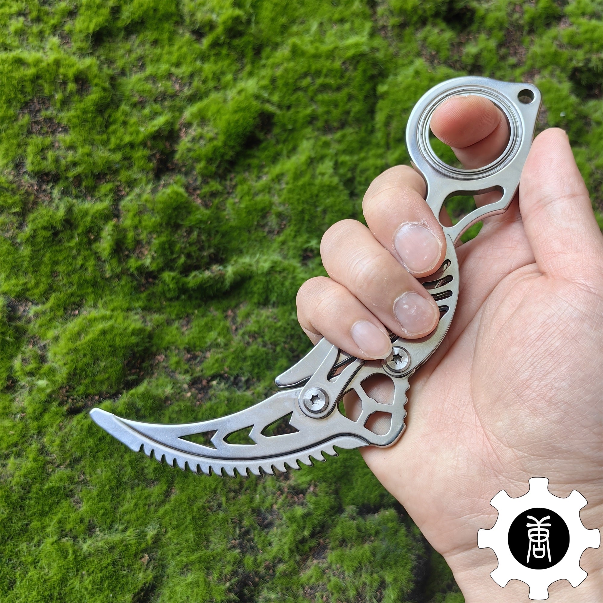 High-End Steel Karambit Knife Blunt Blade Karambit Trainer - Tophatter Daily Deals