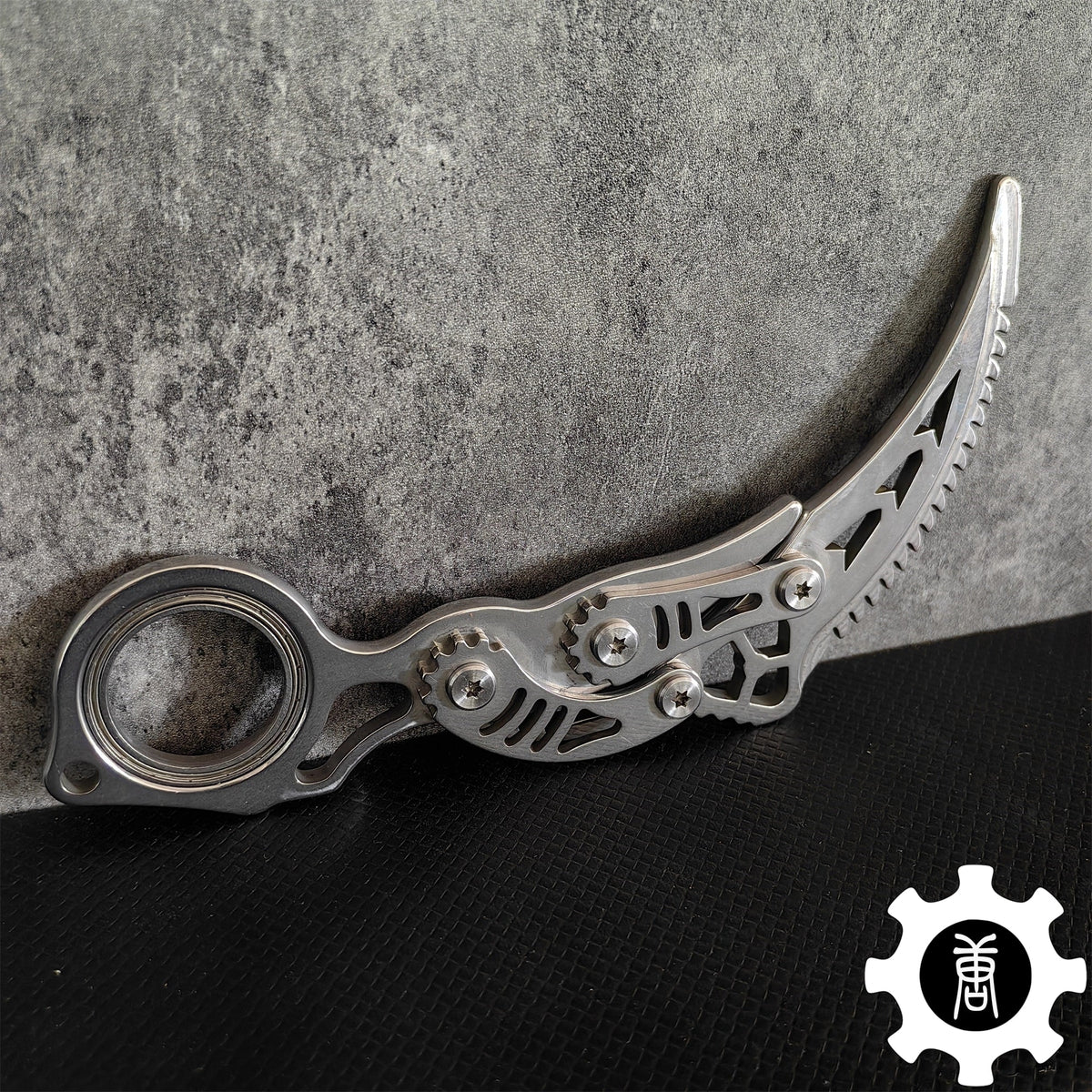 High-End Steel Karambit Knife Blunt Blade Karambit Trainer - Tophatter Daily Deals