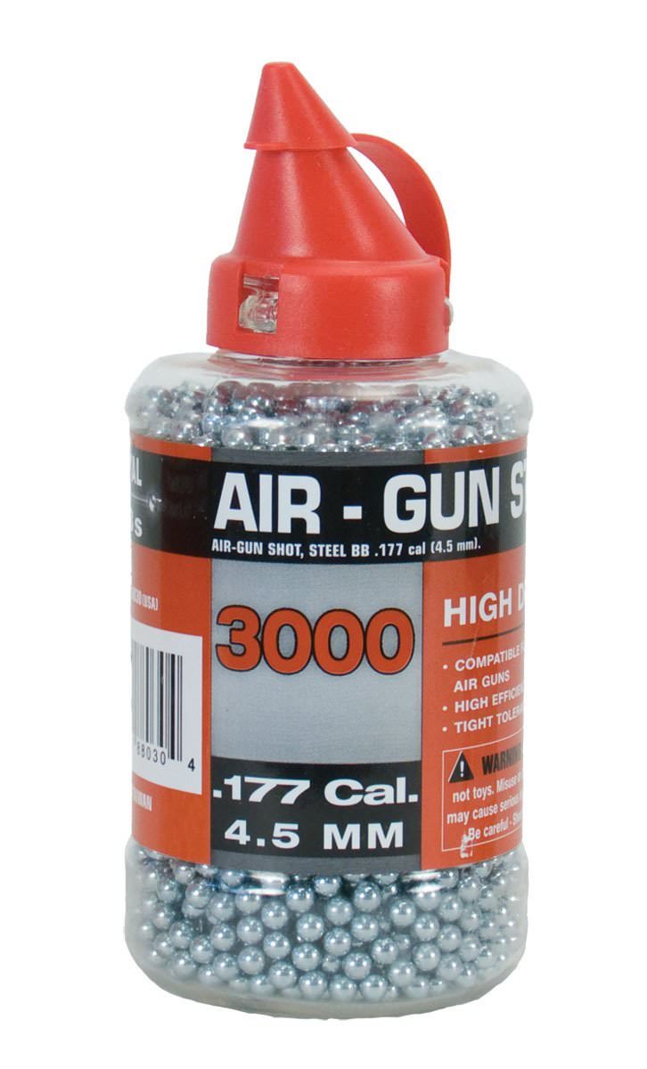 Soft Air Swiss Arms Steel BB's .33 gram 3,000 Count .177 Cal. - Tophatter's Guns'N'Weapons Store Collectible Weapons - Tophatter Daily Deals