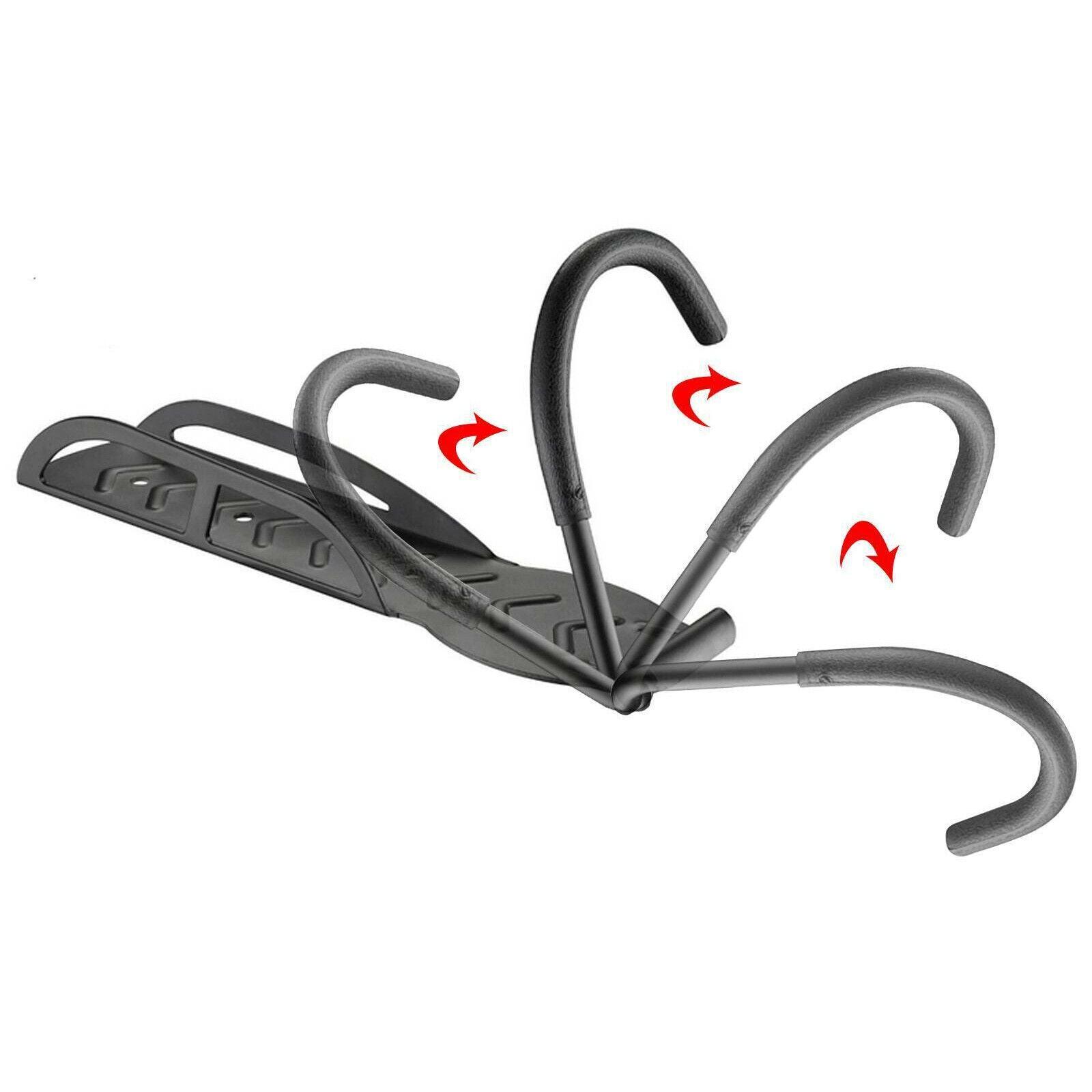 Best Bike Wall Mount - 4x Steel Bike Rack Stand Storage Wall Mounted Hook Hanger Bicycle Holder Hanging Cycling - Tophatter Daily Deals