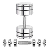 Stainless Steel Dumbbells - Stainless Steel Adjustable Dumbbells | Northdeer Steel Dumbbells Ultracompact Adjustable 2.5kg 5kg 7.5kg 10kg 15kg 25kg Apparel & Accessories - Tophatter Daily Deals