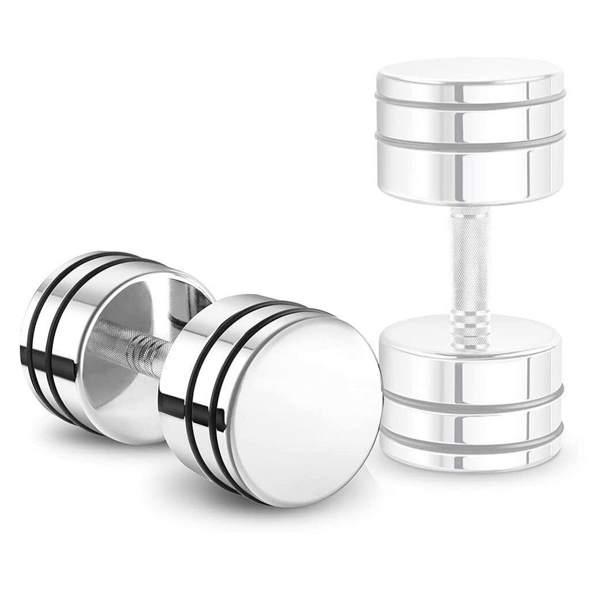 Stainless Steel Dumbbells - Stainless Steel Adjustable Dumbbells | Northdeer Steel Dumbbells Ultracompact Adjustable 2.5kg 5kg 7.5kg 10kg 15kg 25kg Apparel & Accessories - Tophatter Daily Deals