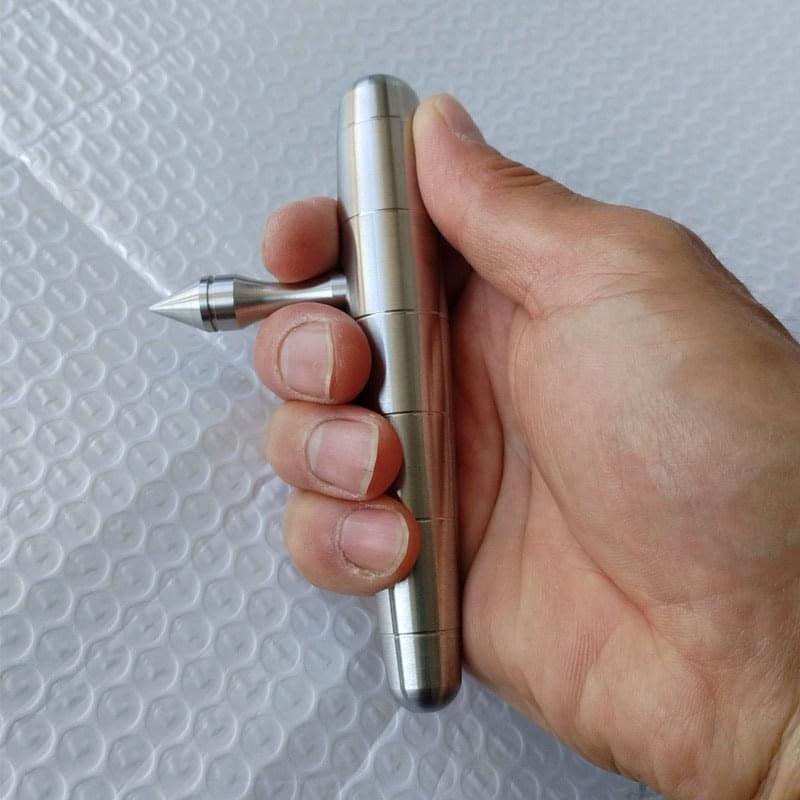 Full 304 Stainless Steel Keychain Defense Baby Tonfa Kubotan Self Defense Kubotan - Tophatter Daily Deals