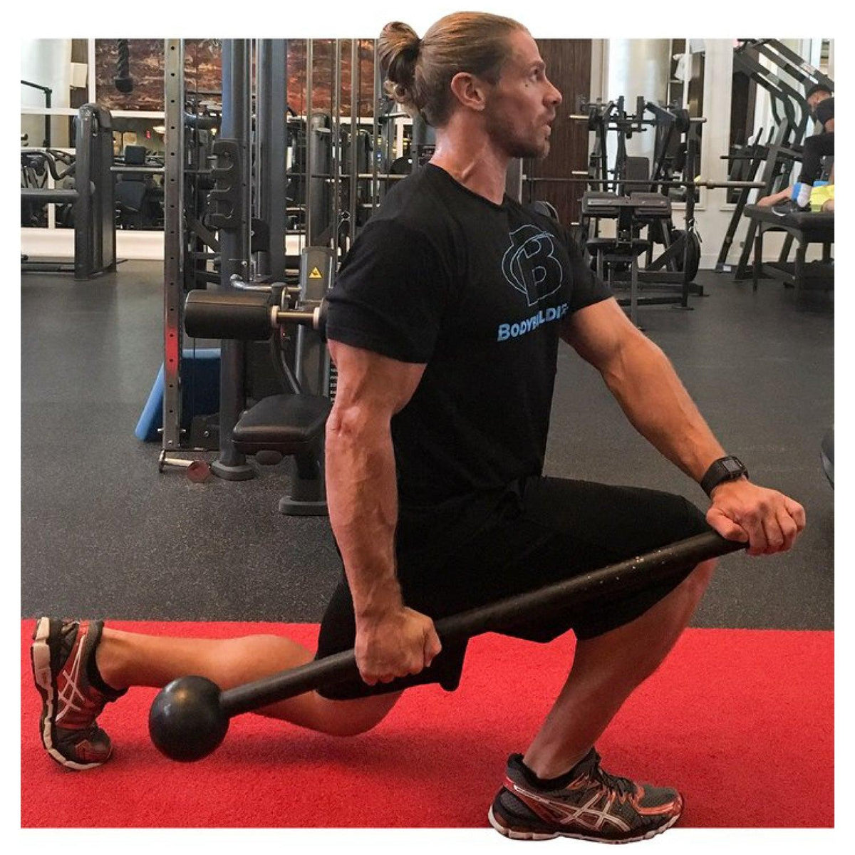 Steel Exercise Mace - Steel Macebell Strength Training Weight | Perfectly Balanced Hand-Sculpted Cast Iron Fitness - Tophatter Daily Deals