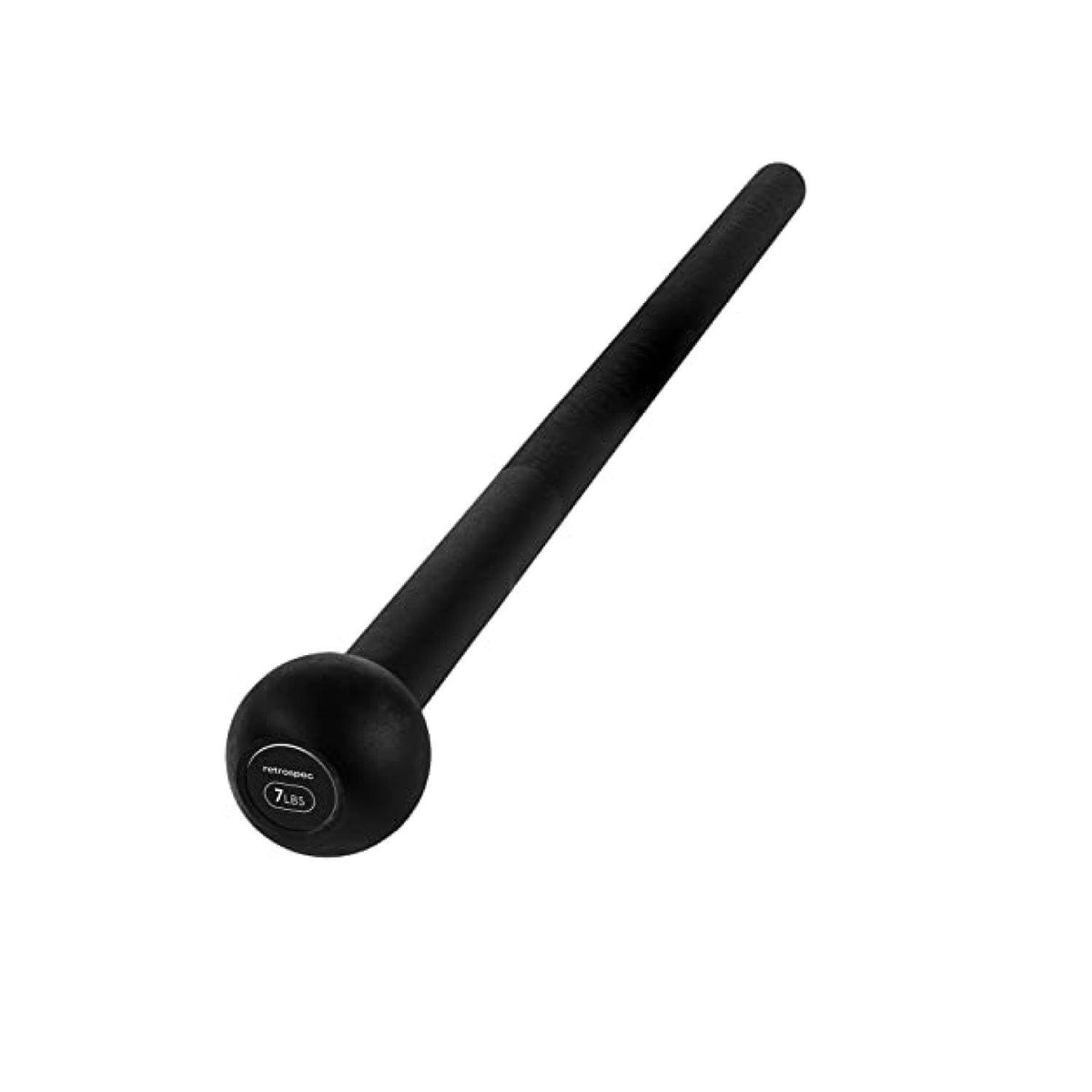 Steel Exercise Mace - Steel Macebell Strength Training Weight | Perfectly Balanced Hand-Sculpted Cast Iron Fitness - Tophatter Daily Deals