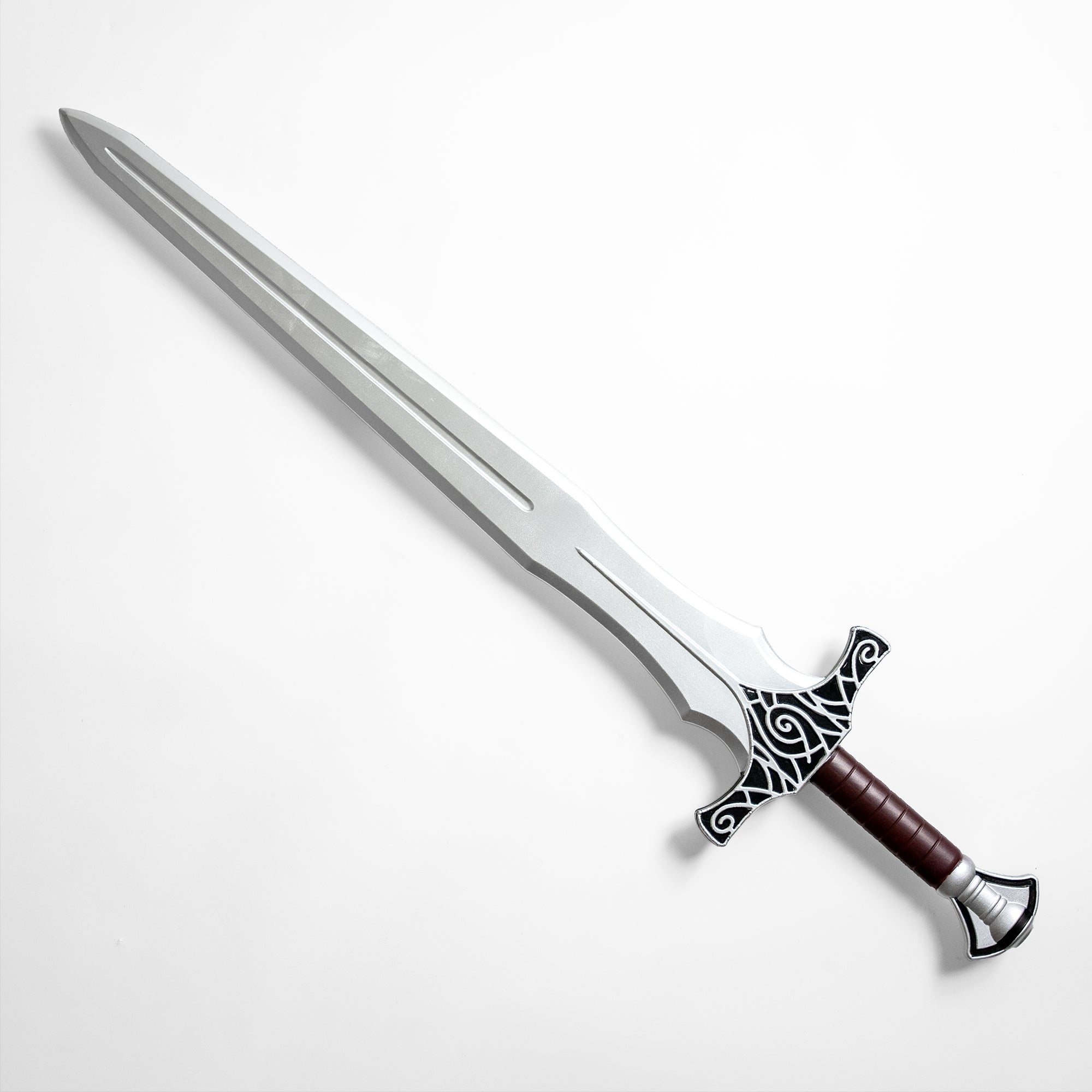 Steel Sword (High Density Foam) Video Game Sword - Tophatter Daily Deals