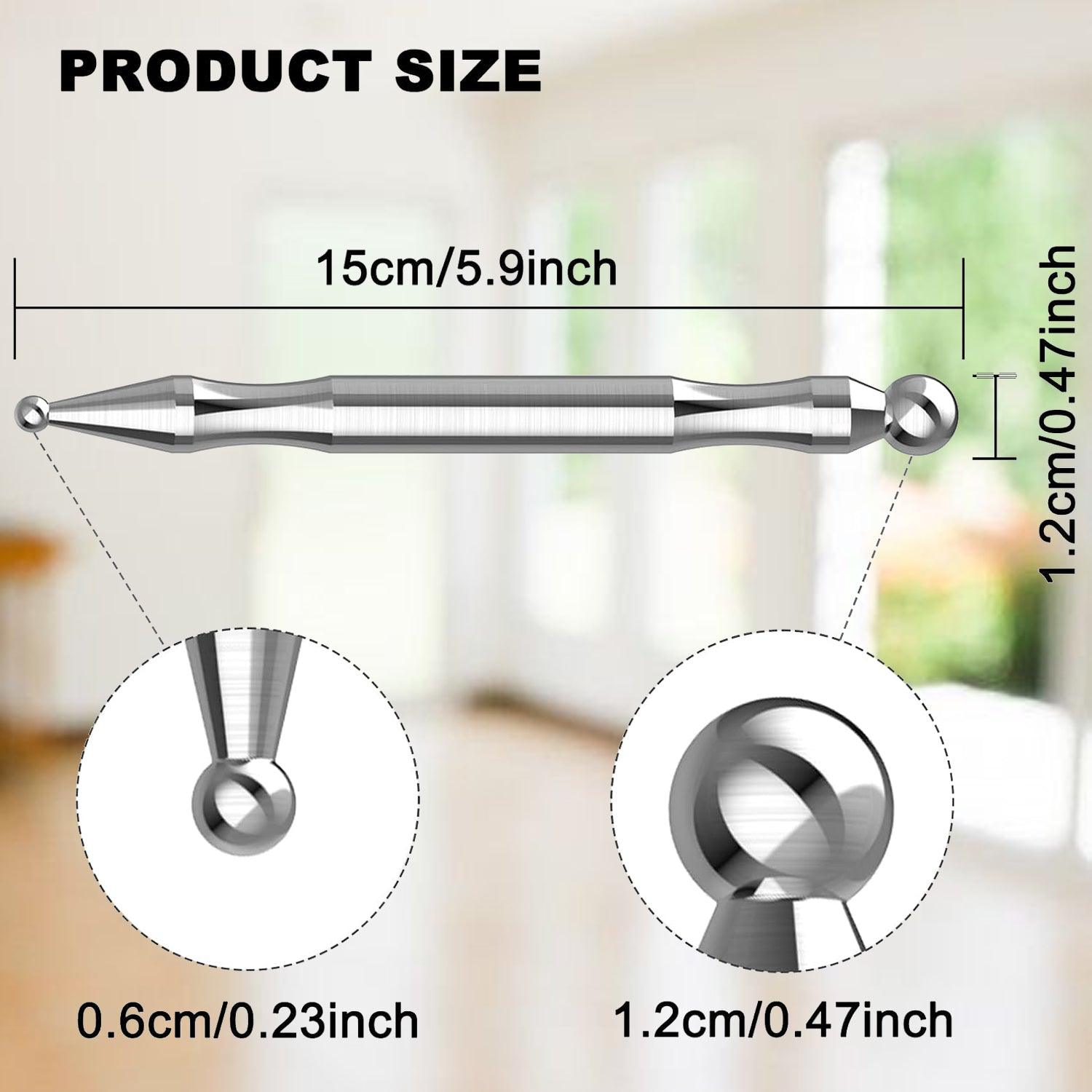 Stainless Steel Acupuncture Pen - Metal Massage Tool Manual Acupuncture Pen Deep Tissue Trigger Point Exercise & Fitness Equipment Manuals - Tophatter Daily Deals